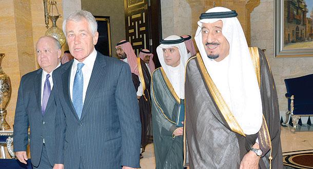 ولي العهد + وزير الدفاع الأمريكي