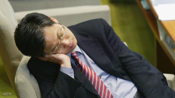 Opposition Party Sleep During Their Occupation Of The Assembly Floor