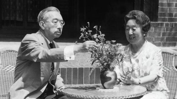 Emperor of Japan Hirohito and his wife the Empress