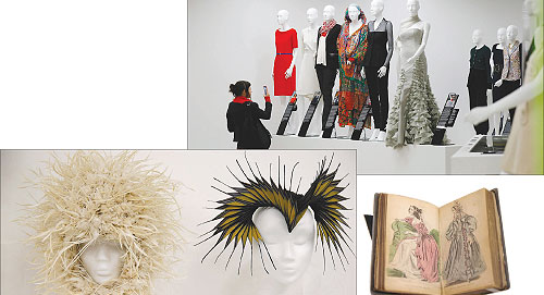 «قوة أزياء النساء» في متحف لندن للتصميم (رويترز)