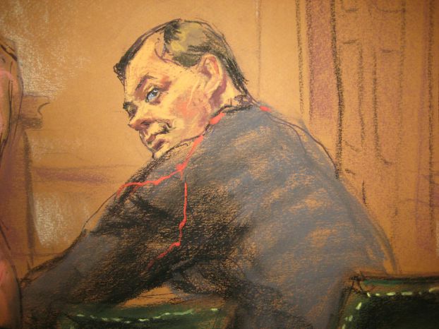 Evgeny Buryakov sits in court in New York