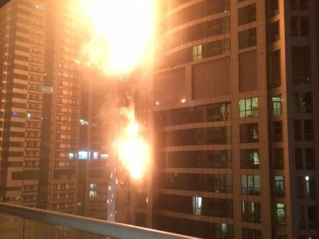 Dubai-Building Fire