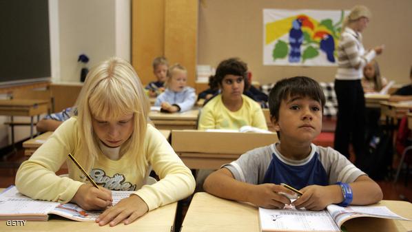 Children listen to their teacher 17 Augu