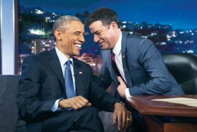 US-POLITICS-OBAMA-KIMMEL