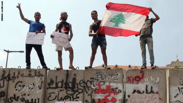LEBANON-POLITICS-DEMONSTRATION-WASTE