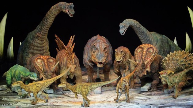 Dinosaurs Arrive At The O2 For The Arena Spectacular